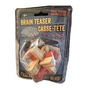 Brain Teaser Casse-Tete Real Wood 3D Puzzle